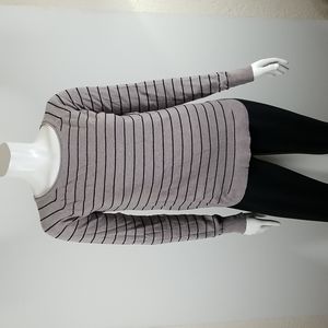 Hoity Toity Thin Striped Sweater M